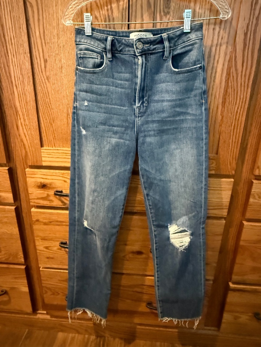 Hidden Tracey distressed high waist jeans